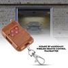 433MHz 1~4 Channel RF Mahogany Wireless Remote Control Transmitter 4 Buttons