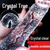 Long Love Transparent Realistic Dildo & Anal Plug for Women