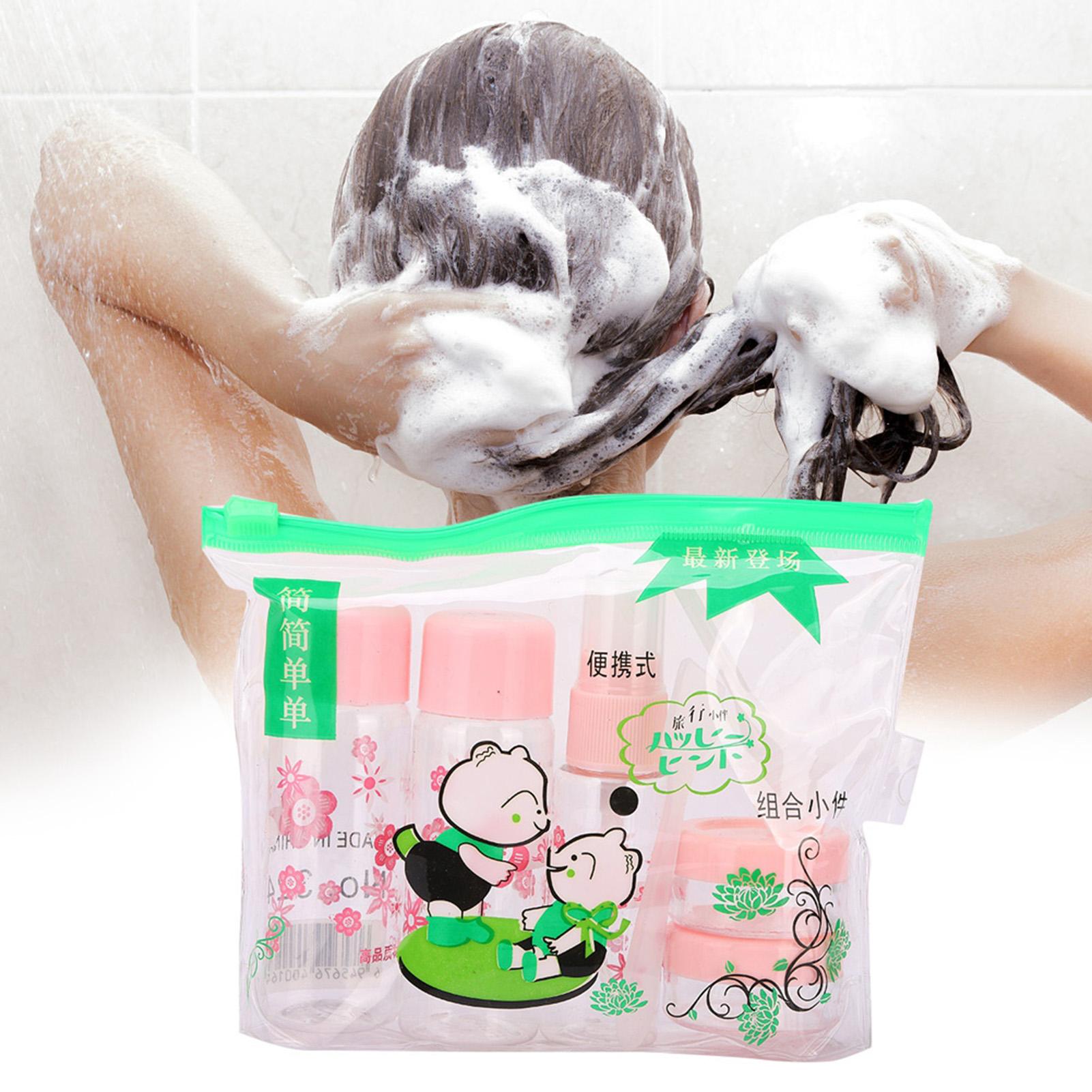 

7pcs/Set Portable Reusable Empty Makeup Spray Bottle Lotion Cream Container Kit
