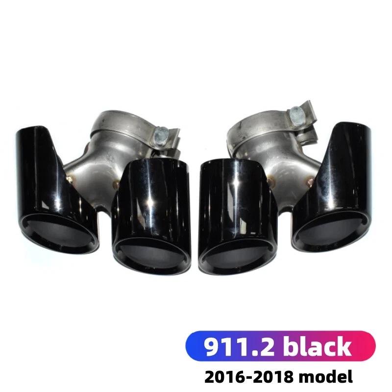Stainless Steel Tailpipe Muffler Tip for 2011-2024 Porsche 911
