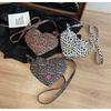 Chic Leopard Print Crossbody Bag - Spring Style, Versatile Women's Handbag for Students, Retro Casual Single Shoulder Bag.
