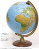 Orbys Globe, 6 Types Available, Topographical Map, 25cm Diameter [No Light], Interior Decor for Kids, Topography and Geography Education, Recommended