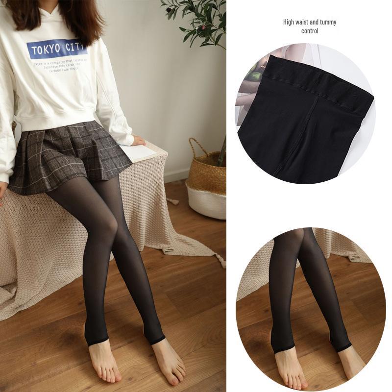 YH Katzenpfote Anti-Haften Fischernetz Strümpfe Schlankmachend Pferdeöl Nude Basis Hose