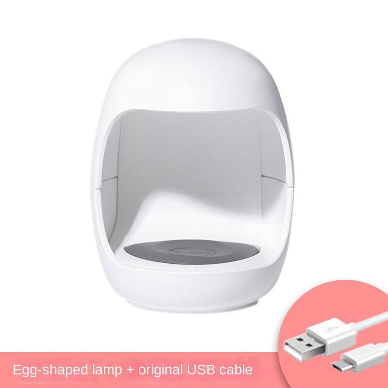 Mini nail art light therapy light LED quick drying nail oil glue baking light