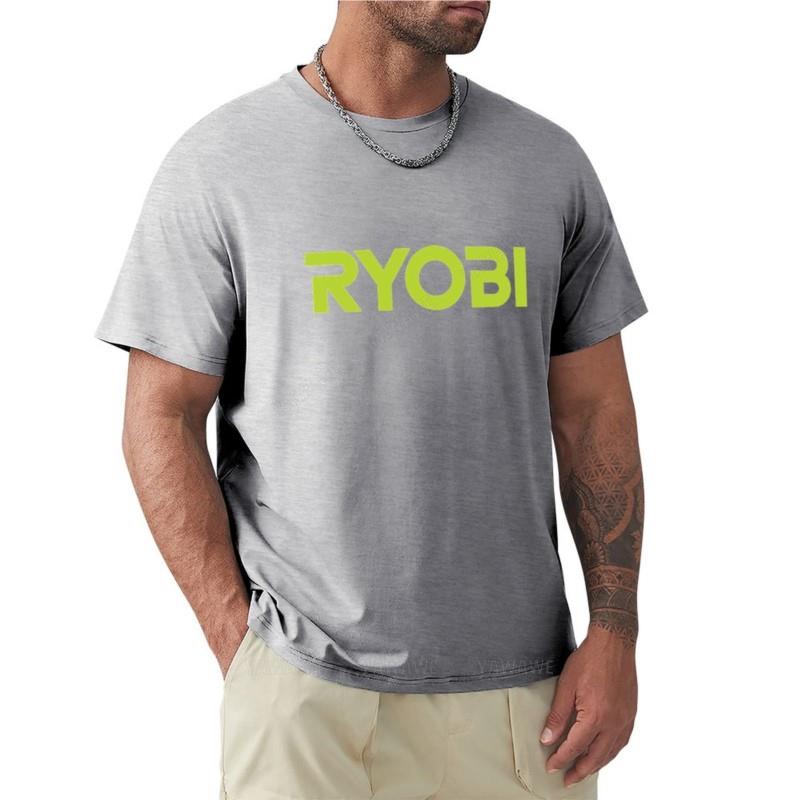 

новая черная футболка мужская Ryobi Tools Футболка черные футболки летняя одежда мужские винтажные футболки S