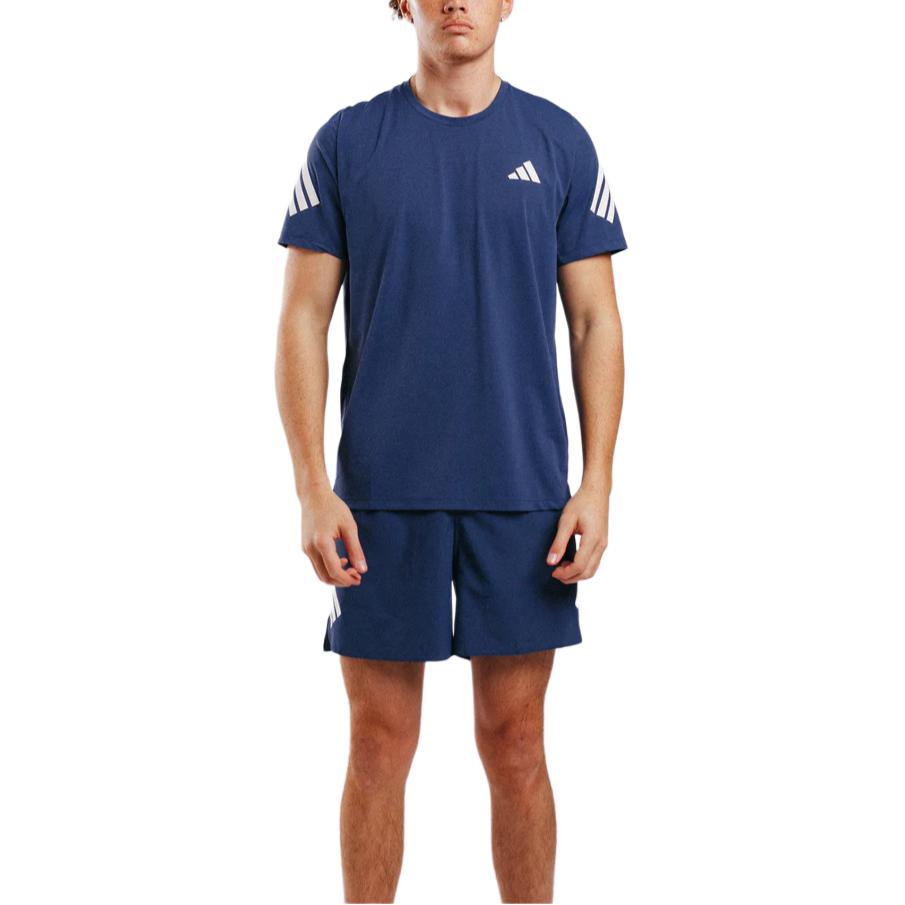 adidas Climacool ADI365 Striped Crew Neck Short Sleeve Straight Fit Running T-Shirt Men Tops JZ7692