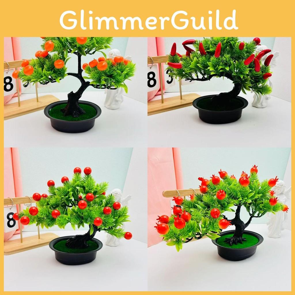 Pine The Greeting Guests Orange Simulated Fruit Potted Office Decoration Desk