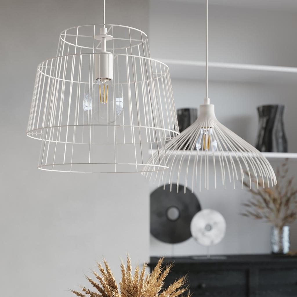 Lampa Wisząca Monix 1 E27 Biały Lumilo 06.246.62