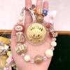 Golden 999 Pure Gold Mobile Phone Pendant Keychain Cartoon Plush Bag Charm