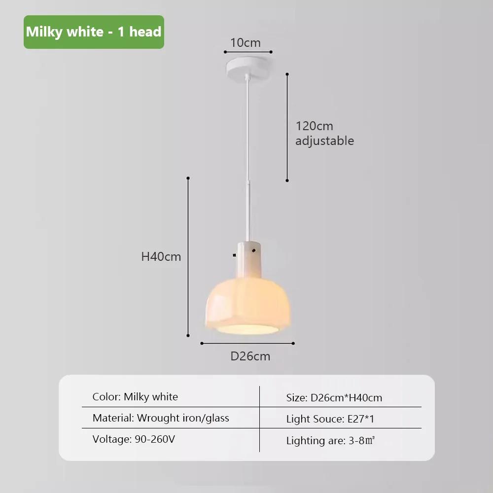 LED Medieval Pendant Light Glass Hanging Lamps For Ceiling Bedroom Dining Living Room Home-Appliance Indoor Decor Luminaire