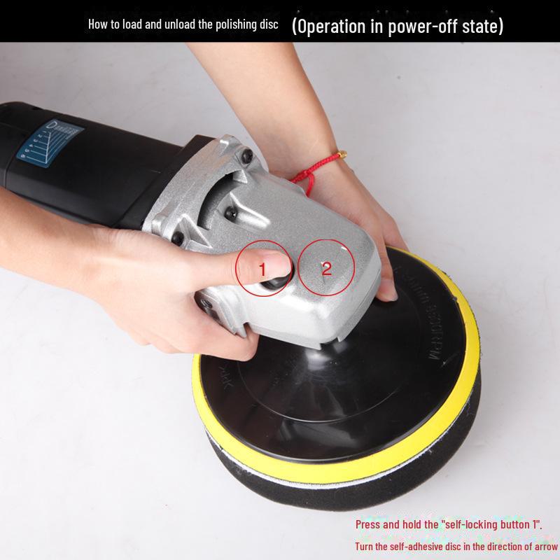 220V Car & Floor Tile Polishing Machine with Glaze Sealing and Integrated Copper Motor