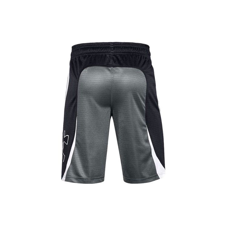 Under Armour Color Block Running Training Shorts Men Shorts Black 1356870-012