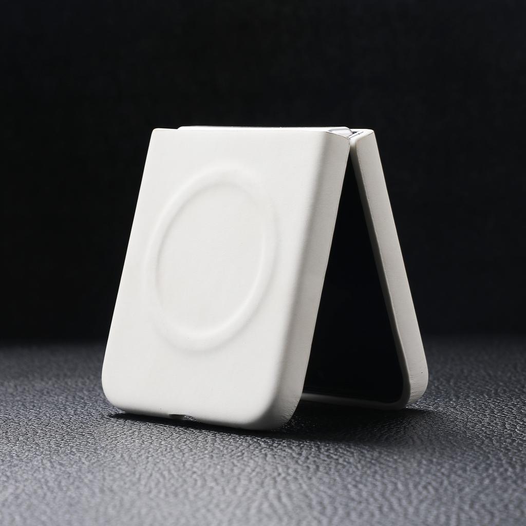 Applicable To Samsung Z Flip7 Mobile Phone Case Z Flip5 Skin Matte Wireless Magnetic Charging Anti-drop Mobile Phone Case