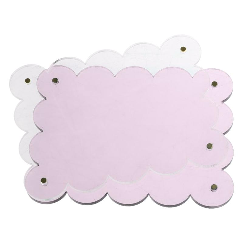 Akrylowa Przezroczysta Karbowana Ramka na Zdjęcia Przezroczysty Magnetyczny Uchwyt na Zdjęcia do Ekspozycji na Blacie Dekoracja Pokoju Dziecięcego