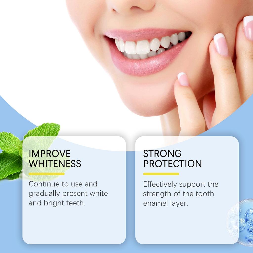 Oralhoe Teeth Whitening Powder Gently Cleans Teeth Stains and Yellowing Refreshes Your Mouth Teeth Care Powder