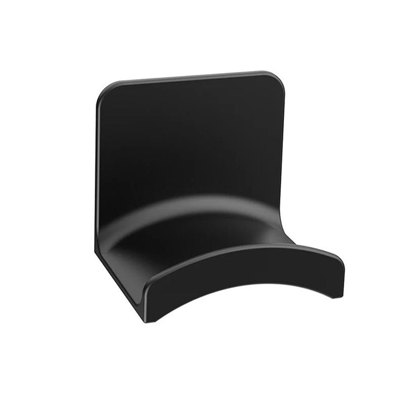 

1 шт. Универсальная настенная подставка для наушников, держатель для игрового контроллера, стойка для дисплея гарнитуры, подвесной крючок под стол для наушников чёрный