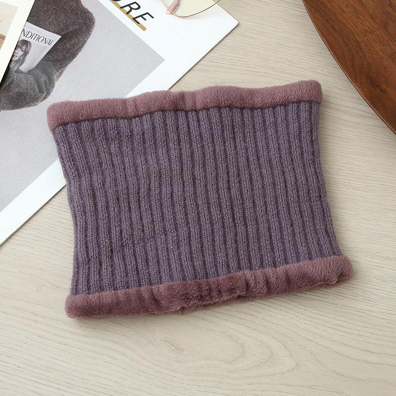 Autumn and Winter Middle Aged and Elderly Hats for Women  Pearl Ribbon and Velvet Rabbit Hair Equestrian Hat  Cold Proof and Warm Knitted Scarf Set