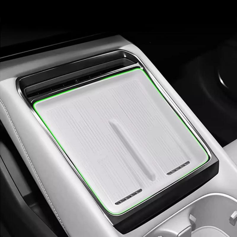 For XPENG P7 2025 Wireless Charging Mat Silicone Central Control Mobile Phone Mat Car Interior Decoration Supplies Accessories