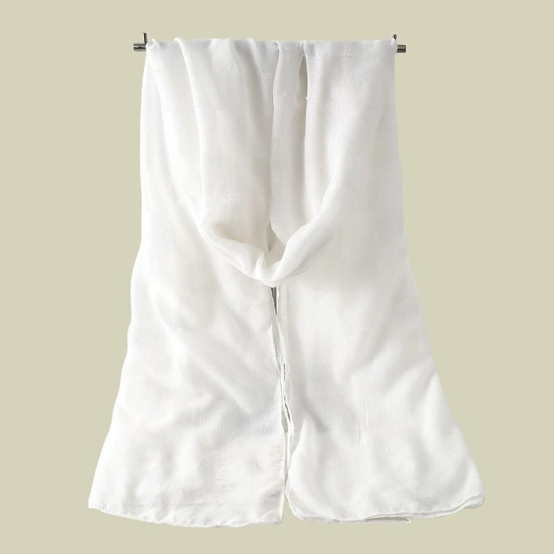Womens Cotton Knitted Scarf Wrap Shawl Head Cover Lightweight Winter Street Style Edge Trimmed Long Wide 70cm