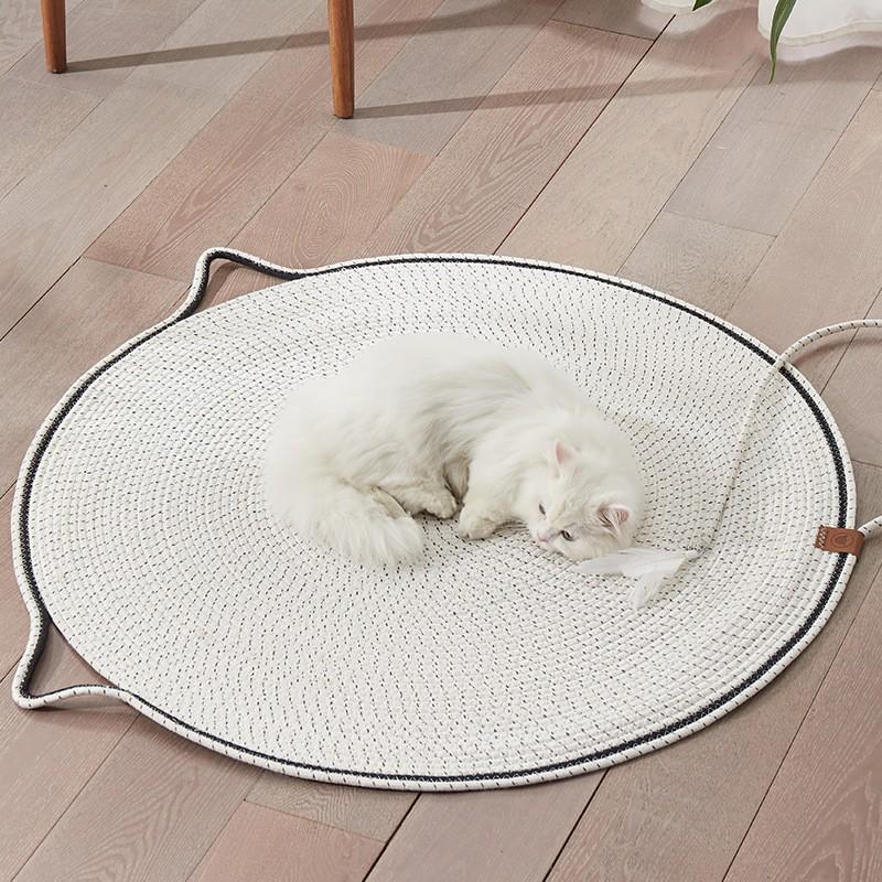 Cotton Thread Knit Cat Nest Cat Claw Board Scratch-resistant Wear-resistant Cat Scratch Board Does Not Lose Cat Claws and Claws Crawling Pad