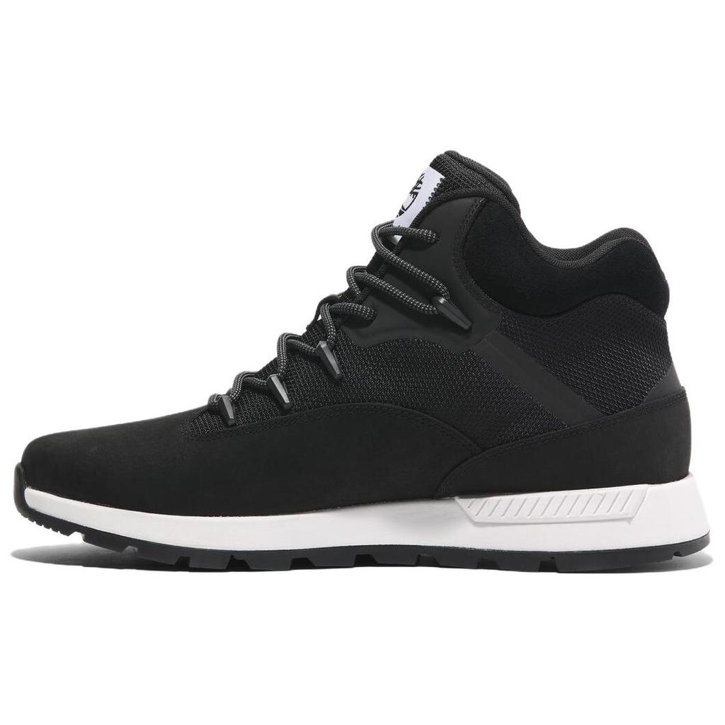 Timberland Men's Sprint Trekker Mid Lace-Up Sneaker Black Nubuck A6CPSW05