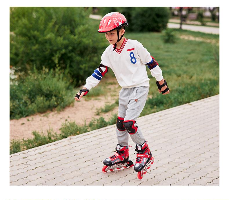 Children's Adjustable Flashing Roller Skates for Boys and Girls