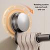 Hanger Storage Rack No-Drill Suction Cup Installation,Folding Rack Retractable Adjustable Length Home Use Hanger