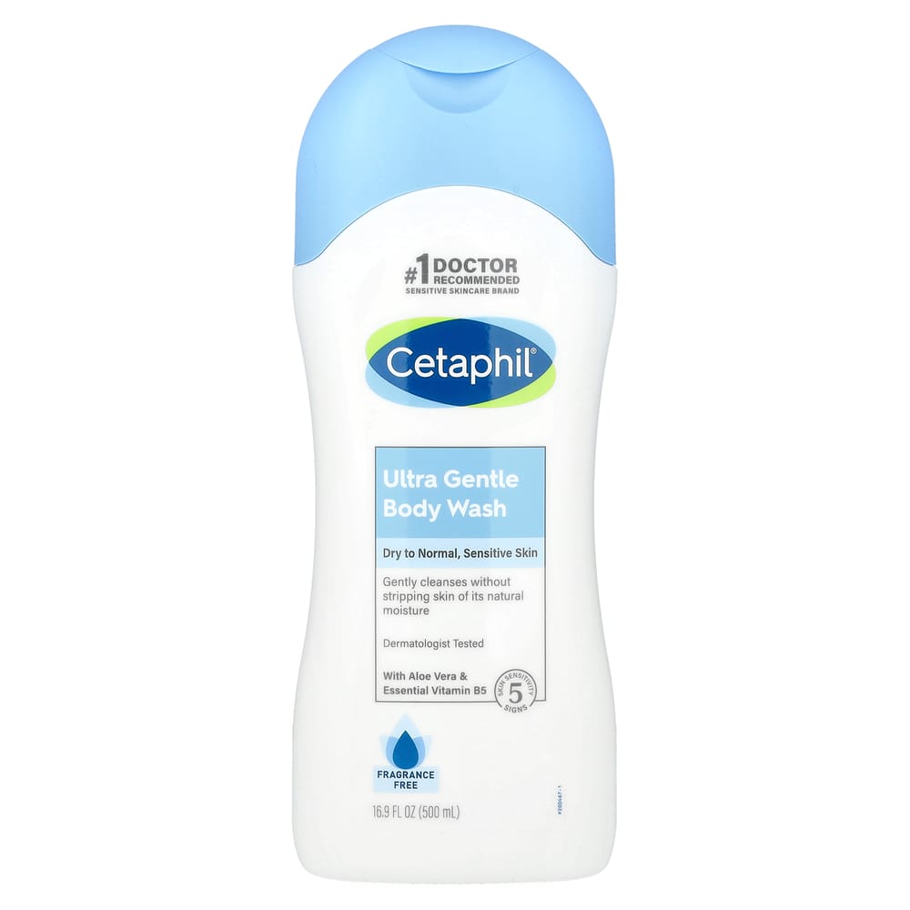 Cetaphil Ultra Gentle Fragrance-Free Body Wash 16.9 fl oz (500ml) 500ml - 1 ea