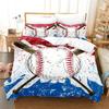 Football Bedding Set Competitive Sports Boy Duvet Cover Set King Quilt Cover Youth Children's Double Duvet Cover Bedding Set