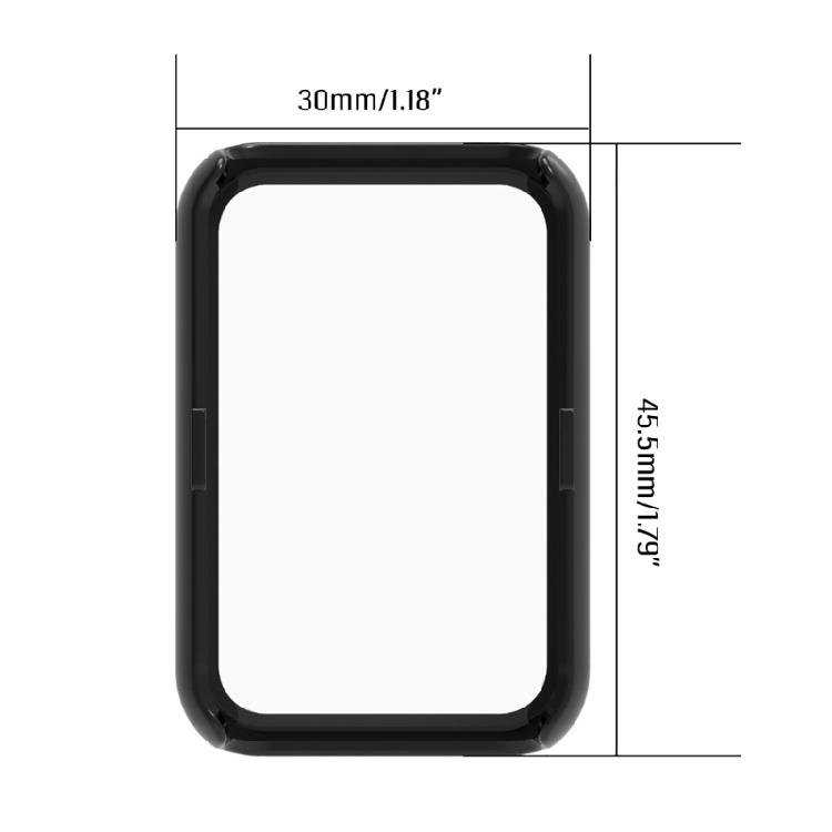 Watch Case Screen Protector for Band 9 Protector Cover with Tempered Film
