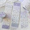 Floral Collection Series Decor Label Stickers Colored Adhesive Paper Tape New Washi Tape  Journal