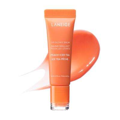 Laneige Lip Glow Peach Iced Lip Vitamin C Lip Sensitive Korean Balm, Tea, 10g, Balm, Mask, Skin, Moisturizing,