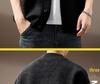 Men's High-End French Retro Cardigan Sweater: Winter Thick Knit Stand Collar Jacket