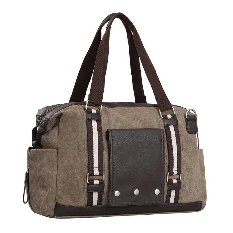 Single Shoulder Bag, Men's Canvas Bag, Casual Outdoor Sports Crossbody Bag, Men's Handbag, Multifunctional Large Capacity Travel Bag