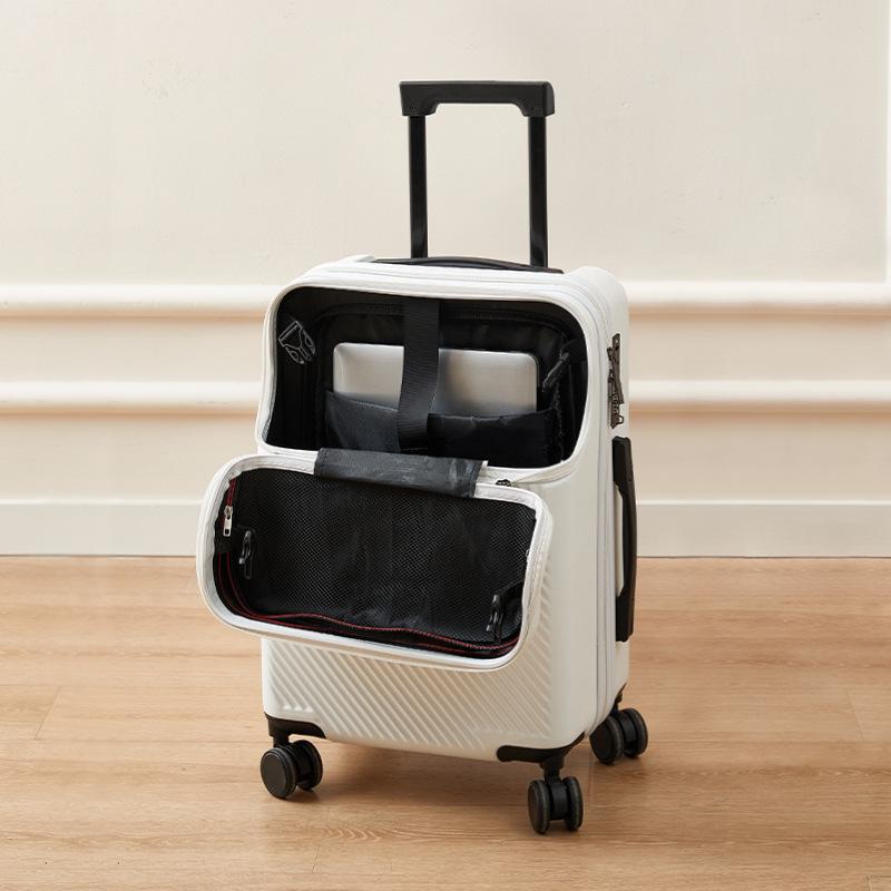 

Ping Si 20-Inch Multifunctional Carry-On Suitcase for Women, Men, and Students 20 белый