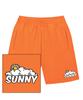 TRIPSHION Sunny&Cloud Logo Sweat Half Pants - Orange