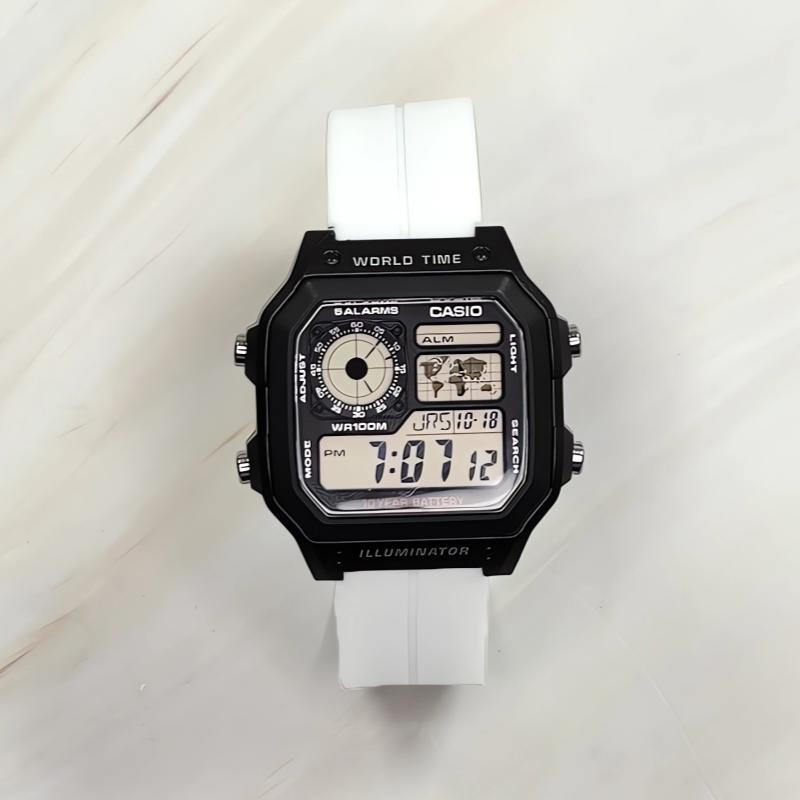 CASIO Unisex YOUTH 44mm Black Watch AE-1200WH-1A(Watch3--)