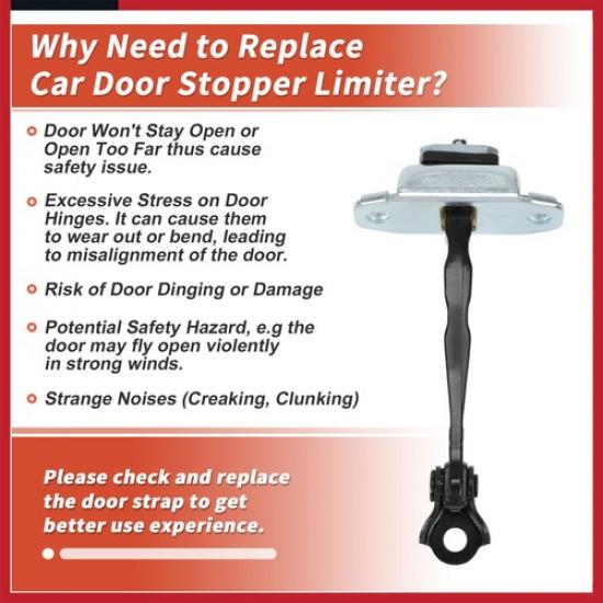 Front Right Door Check Strap for Kia Forte5 No.79390-A7000 Door Check Arm 1 Pc