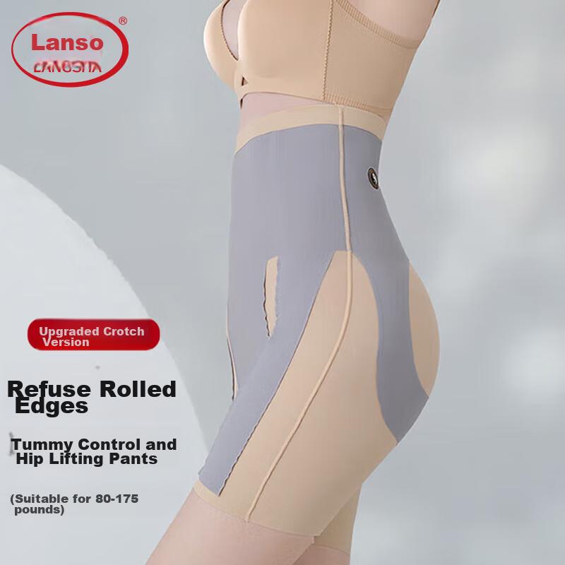 LangSha Shark Shorts for Women, Summer Thin Style, Tummy Control And Butt-Lifting Pants, High-Waist Shark Shorts, Floating Seamless Safety Shorts