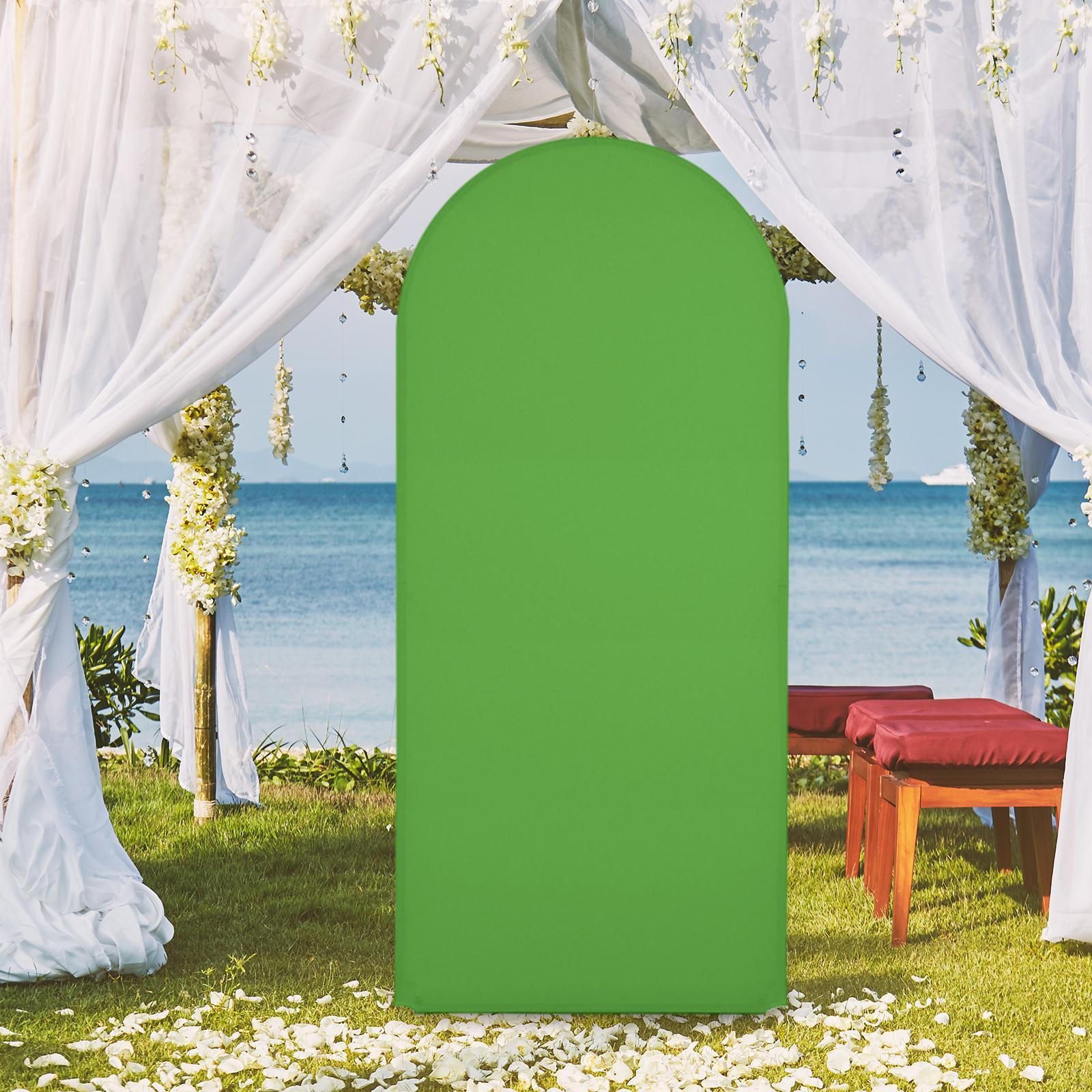 

Арка фон крышка модный декоративный арочный цветочный дверной фон для невесты 6FT Green