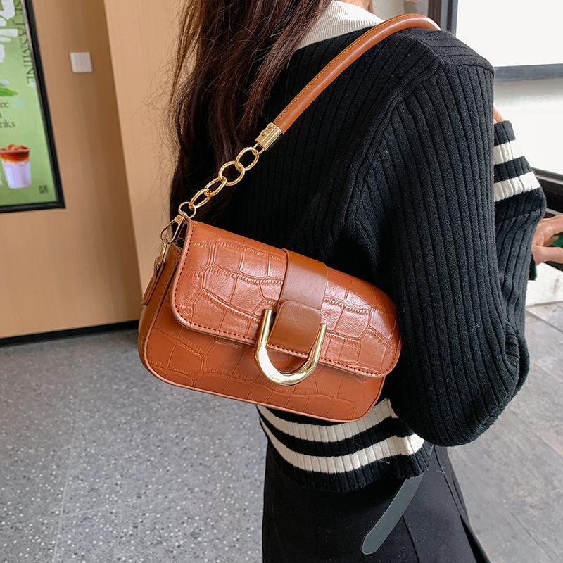 2024 осень новая сумка женская модная простая сумка через плечо повседневная сумка через — фото 5