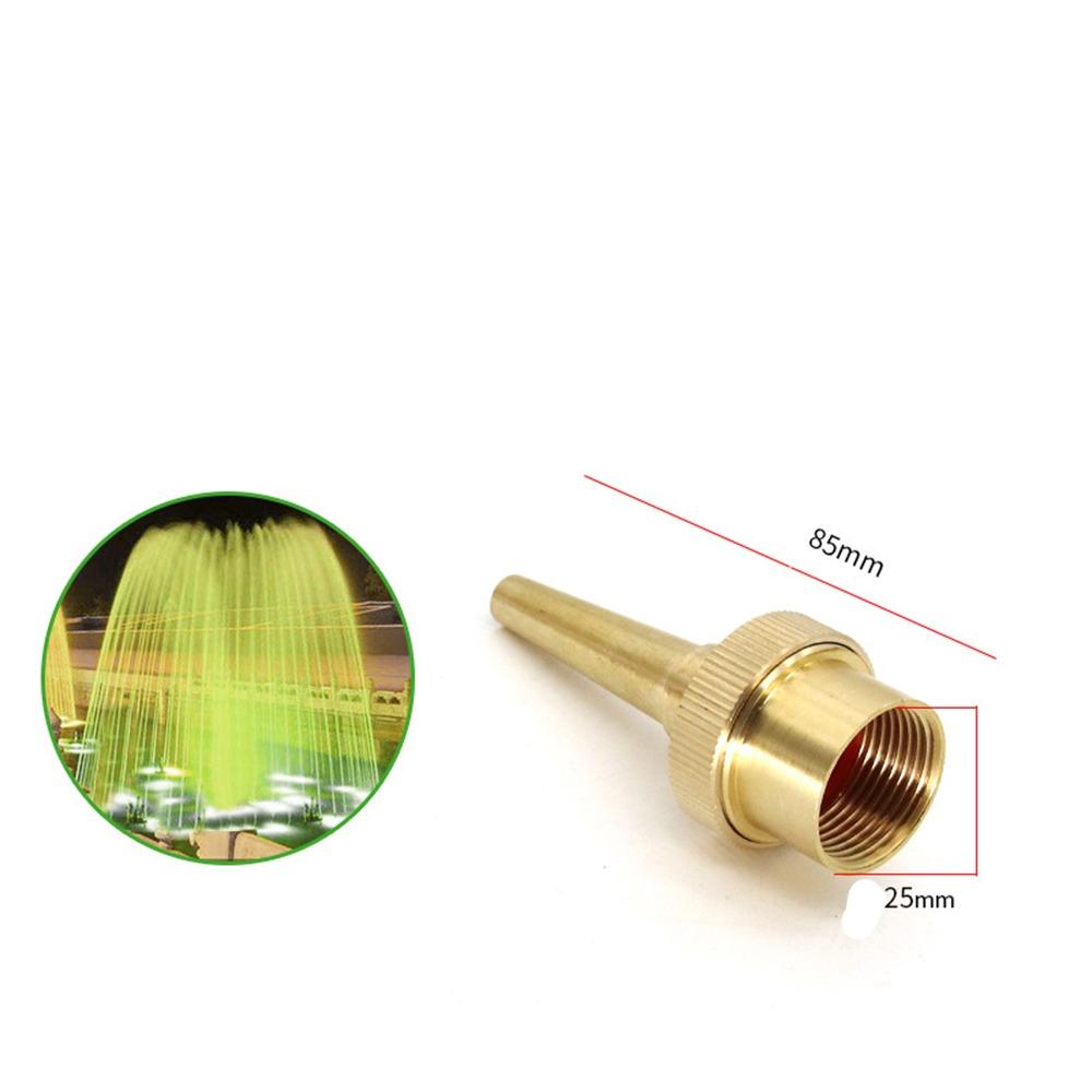 1/2" 3/4" 1" Jet Rett Fontenedyser Messing Sprøytehode Svømmebasseng Fontenedyse