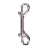 Stainless Steel Dual End Bolt Snap Hook Heavy Duty Anti Rust Clip for Dog Leash Diving Keychain Horse Tack Pet Supplies
