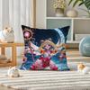 Sailor Moon Sailor Neptune Anime Plush Pillow Cover Soft Short Plush Cushion Cover For Sofa Bedroom Home Decor Gift Decoration
