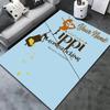 Dywanik z imieniem Pippi Pończoszanka do salonu, sypialni, domu, dekoracja sofy, antypoślizgowa mata podłogowa dla dzieci