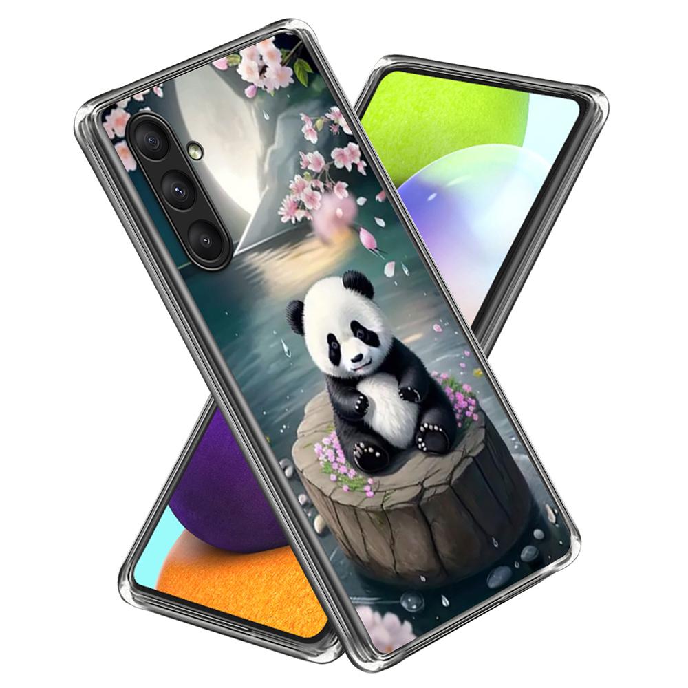 

Для Samsung Galaxy A25 5G (Глобальний) (161,0 x 76,5 x 8,3 мм) Чохол IMD з друкованим малюнком, протиударний чохол для телефону з ТПУ Panda