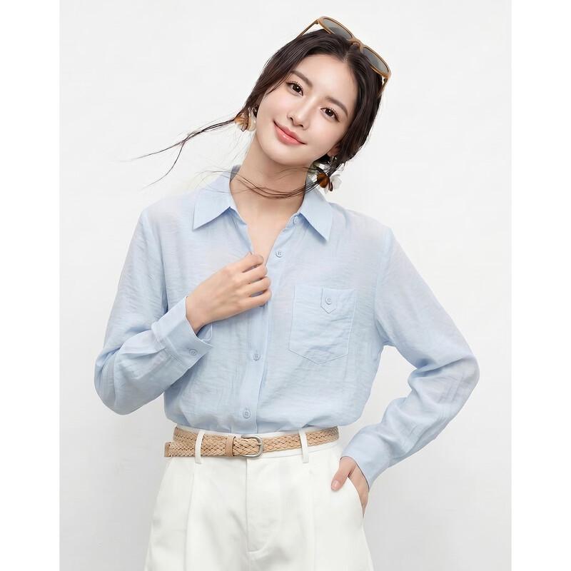Demana Autumn Lightweight Loose Fit Lapel Shirt M