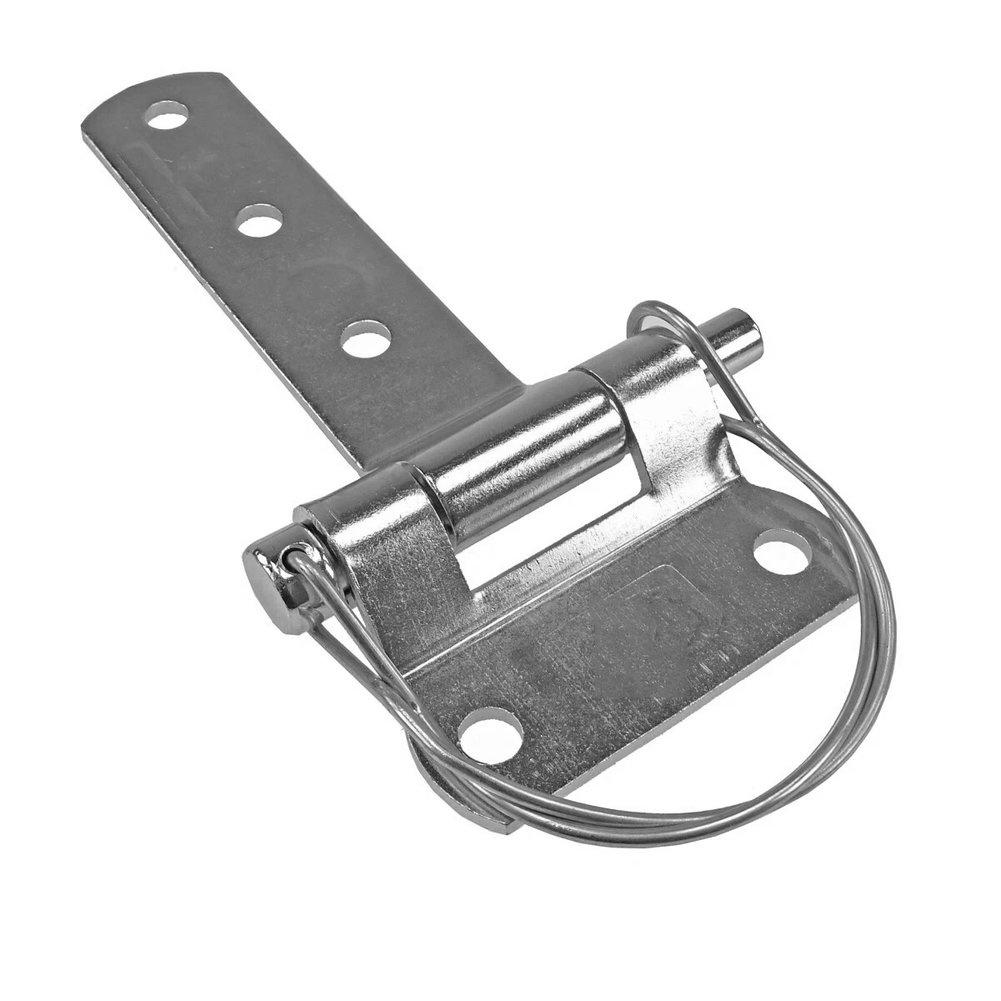 1set D-Type Removable Steel Hinges Rust-Resistant For Industrial Agricultural Automotive Accessories Easy Installation