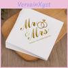 Napkins Mr Wedding Mrs Paper Table Decoration Bronzing Cocktail Dessert Disposable Napkin Bridal Shower Party Supplies