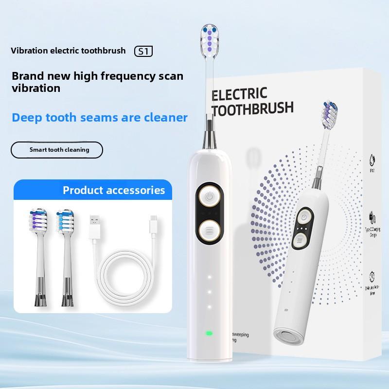 

Cleaning Electric Toothbrush Upgraded To 50-degree Large-swing Arc Intelligent Servo Electrical Acoustic Wave Scanning and Vibration Integration